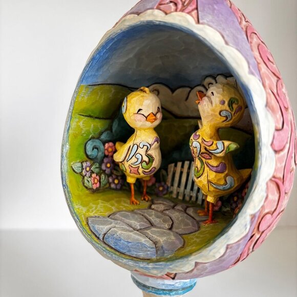 Jim Shore Easter Egg Chicks 2007 Hatched Just In Time For Spring 4009253 - Picture 4 of 10